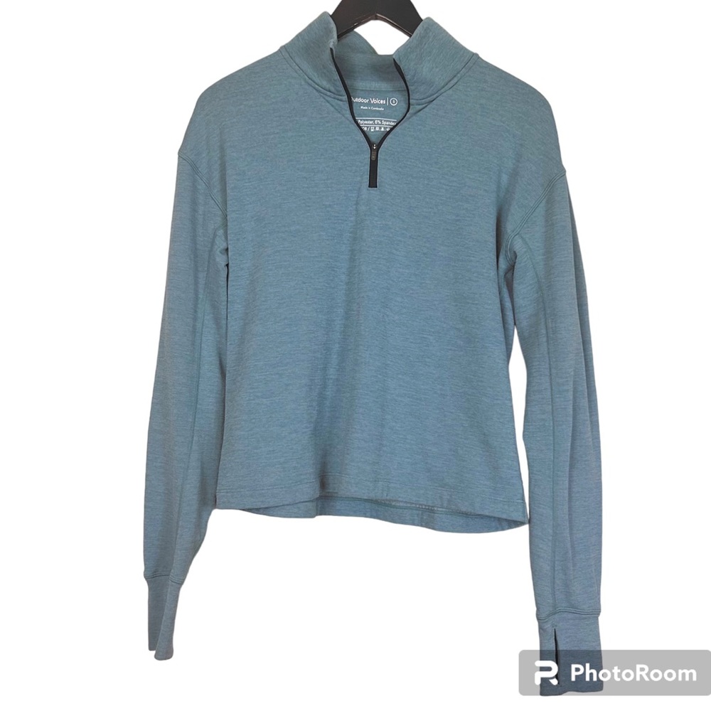 Outdoor Voices Blue quarter zip